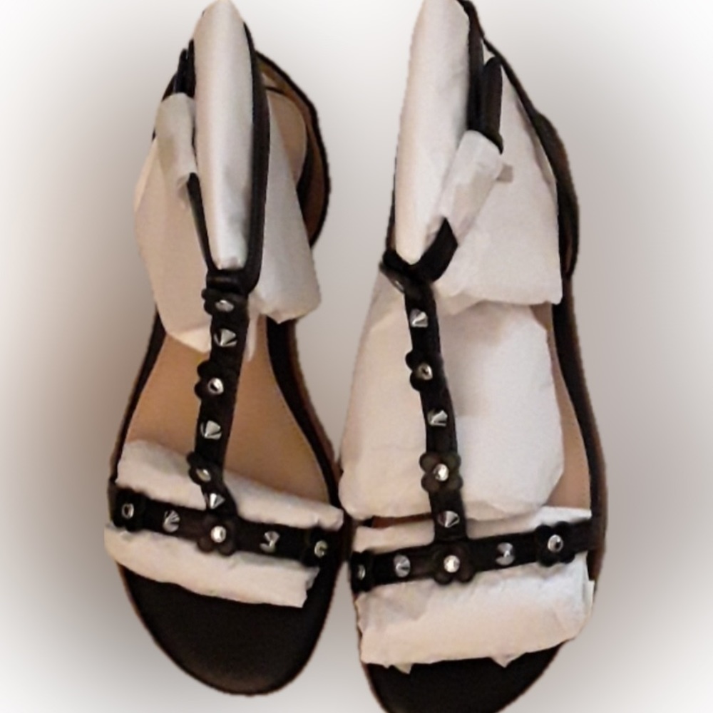 “NWT” Coach Henriette Navy Blue Sandals - Picture 3 of 3